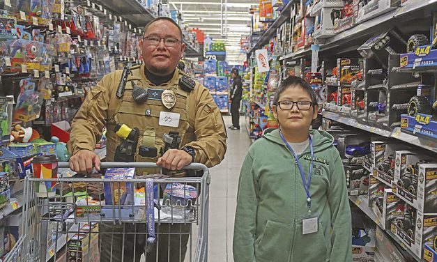 Local school children shop with ‘Heroes’