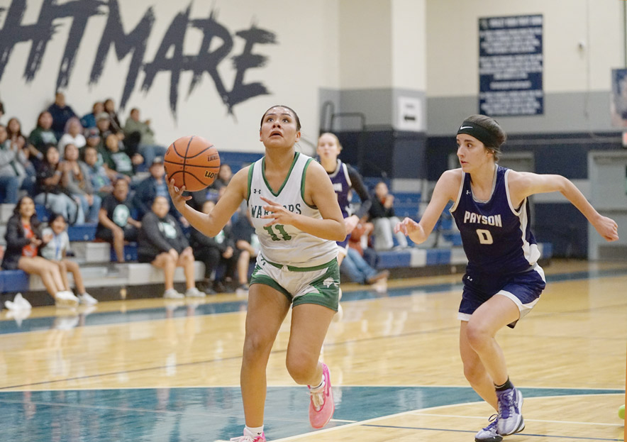 Tuba City girls reach title game; Lady Warriors overcomes sluggish start to upend Payson in semis