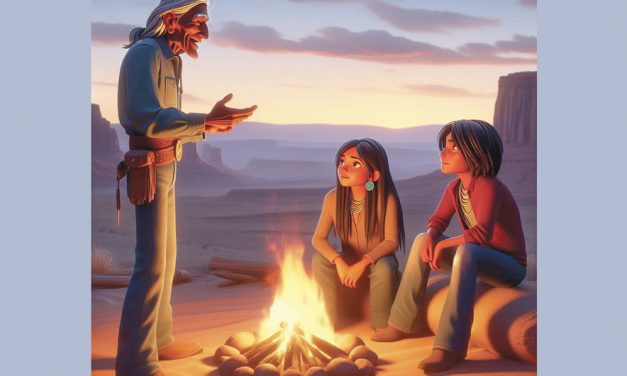 ‘The Navajo AI Flower’: AI-generated Diné girl peeks into AI knowledge from non-Navajo creators