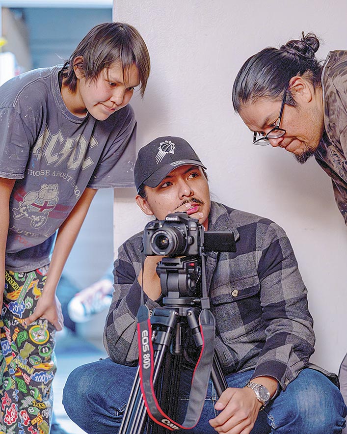 Diné film mentors coach crop of young film enthusiasts