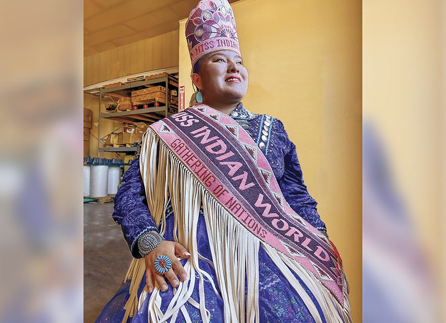 Family’s ‘spoon keeper’: Kassie John, fifth-generation rug weaver, crowned 2024-25 Miss Indian World