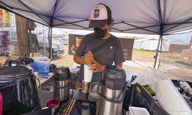 Young Navajo coffee stand entrepreneur continues to etch a name for himself as coffee connoisseur