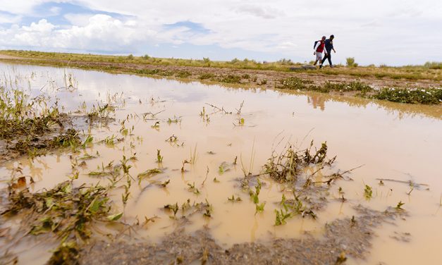 Indigenous men walk for sobriety and mental health