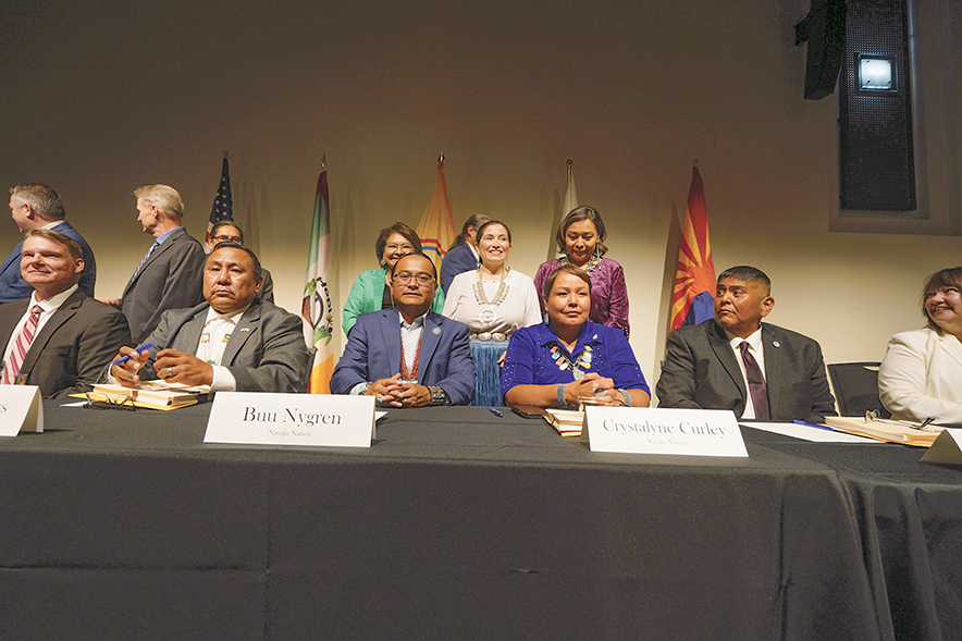 Tribes sign historic water rights settlement agreement