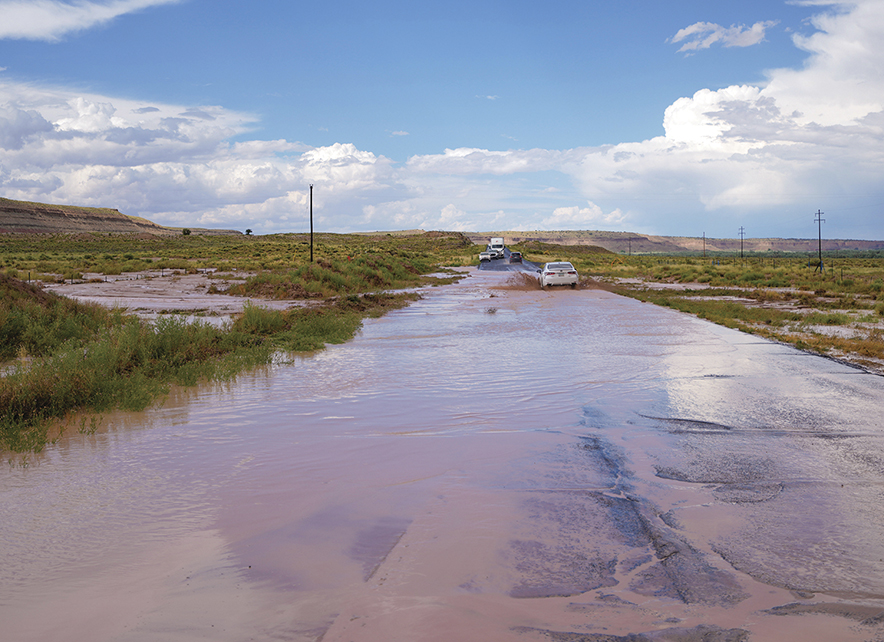 Flooding and power outages hit communities across the Navajo Nation