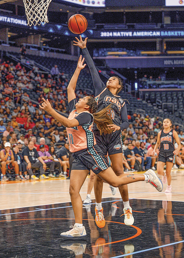 Lady Rezbombers claim glory at the 20th Annual Native American Basketball Invitational