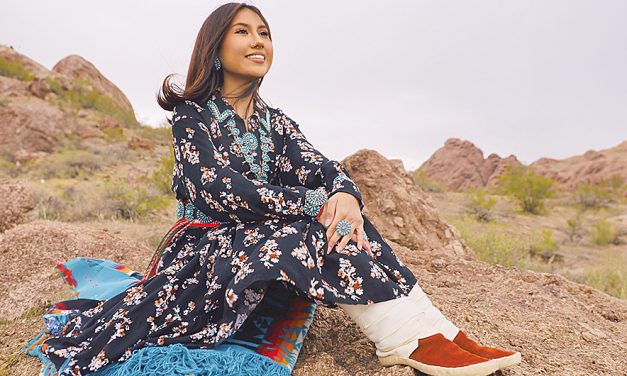 High school graduate honors Navajo heritage during commencement speech