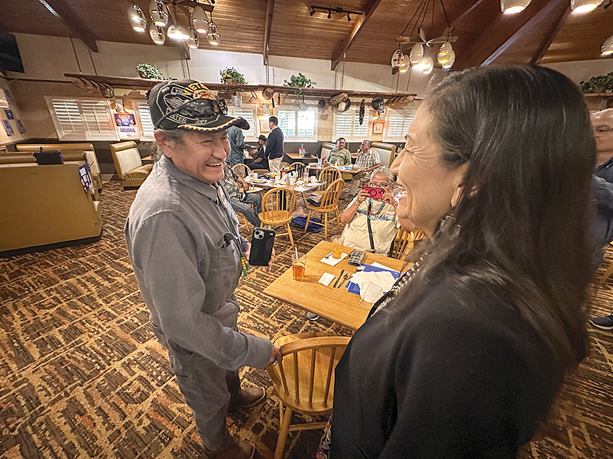 Deb Haaland rallies Navajo Nation for Harris-Walz campaign, highlights veteran issues