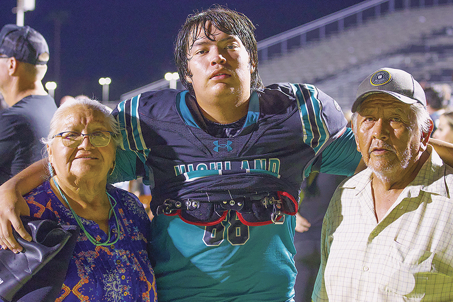 Tackling big dreams: Highland High School’s Navajo standout shines on undefeated football team