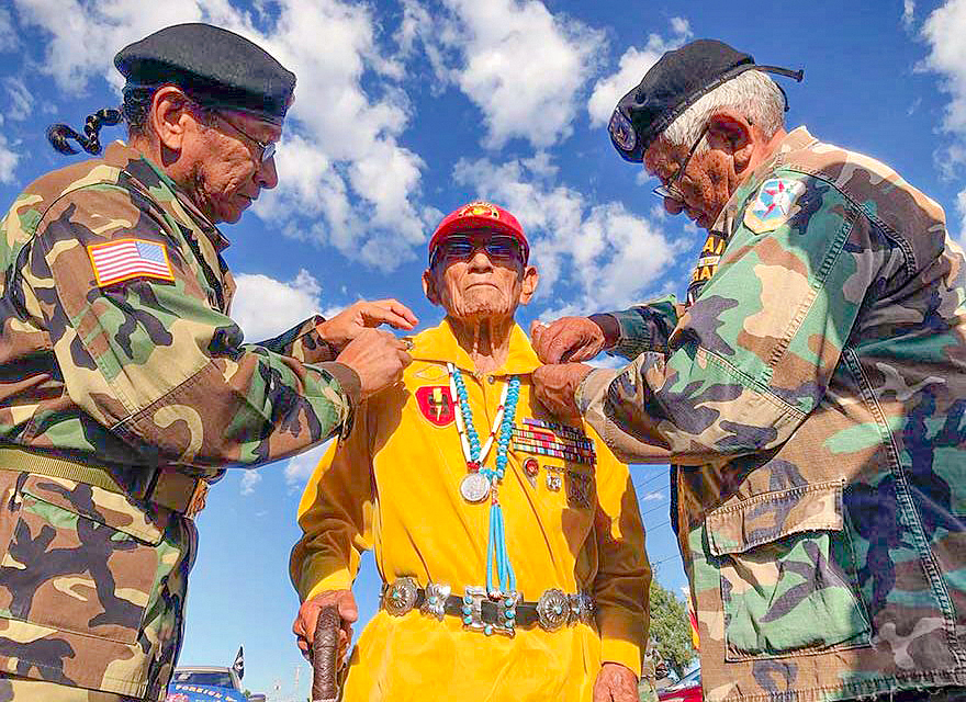 Funeral, burial services to be held Wednesday for Navajo Code Talker John Kinsel Sr.