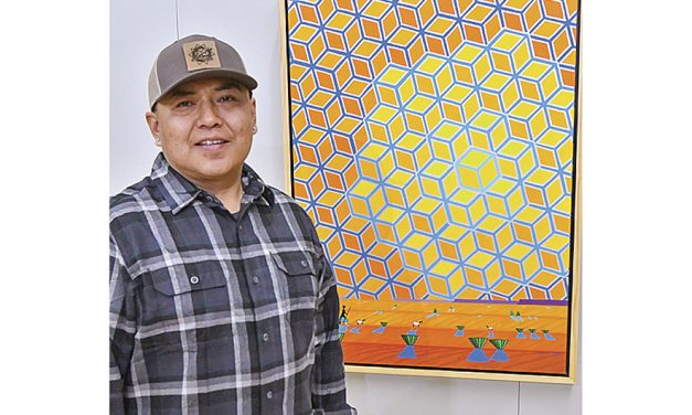 ‘We are Diné’: Gilmore Scott painting the stories of Navajo landscapes and culture