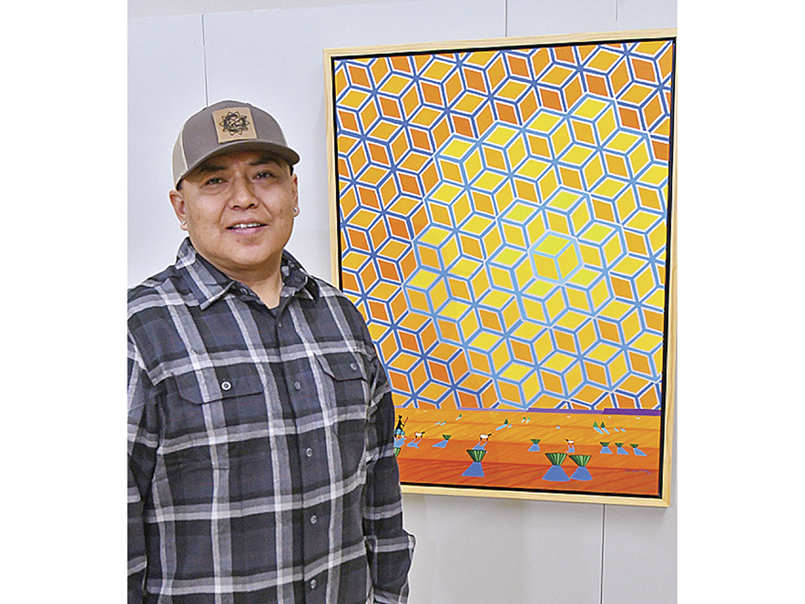 ‘We are Diné’: Gilmore Scott painting the stories of Navajo landscapes and culture