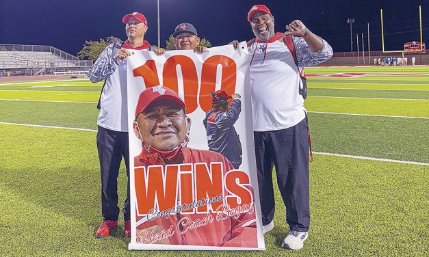 Longtime MV football coach Bryan Begay earns 100th victory