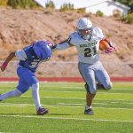 Navajo Prep keeps district title hopes alive: Eagles upend McCurdy, 34-14