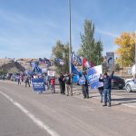 Trump supporters rally during Walz’s visit to Window Rock