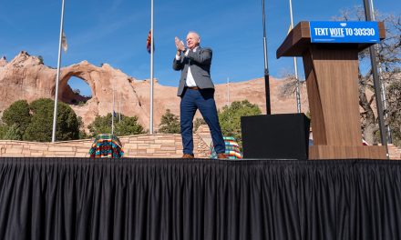 Walz rallies Navajo Nation support for Harris in upcoming election