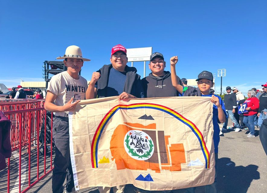 ‘Felt honored to be there’<br>Diné, Native Trump supporters attend rally in Albuquerque