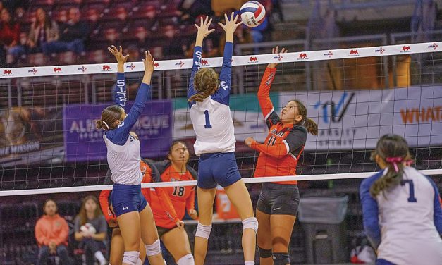 Gallup volleyball ends its playoff run with loss to Silver