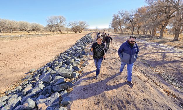 Chinle tours flood site with federal officials as it continues development of emergency action plan