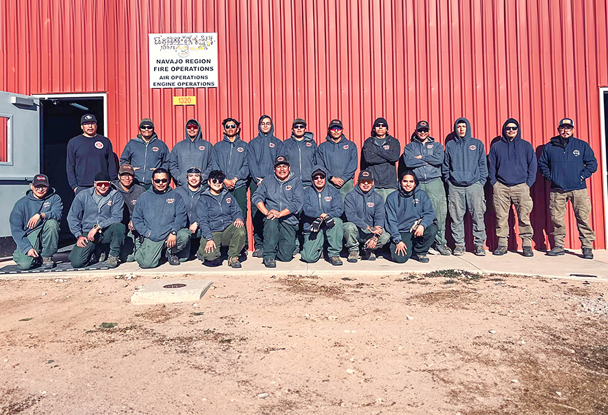 Navajo Scouts fire crew to assist with <br>wildfires in Los Angeles