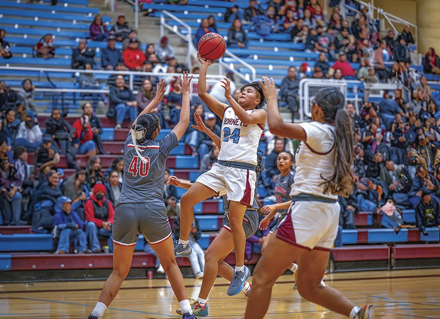 Ganado Lady Hornets pull off thrilling 70-67 win over Monument Valley Mustangs