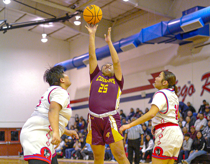 Lady Cougars outlast Red Mesa in gritty battle