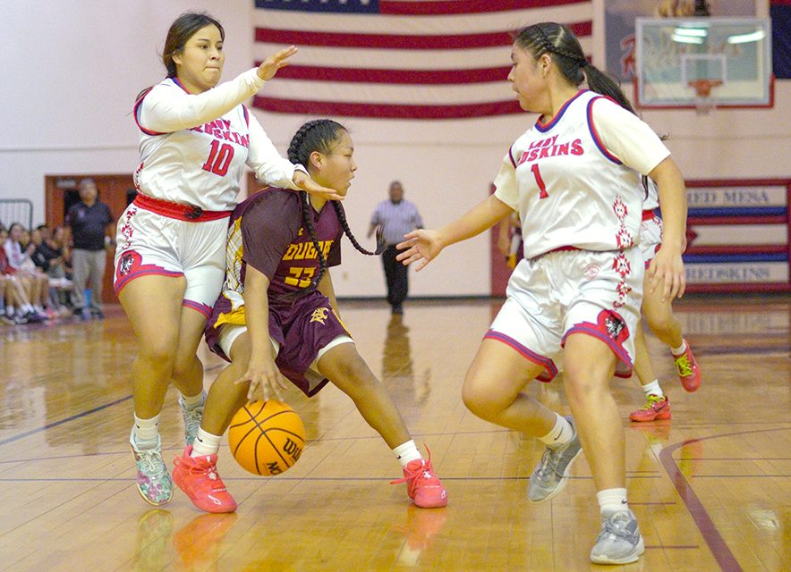 Lady Cougars outlast Red Mesa in gritty battle