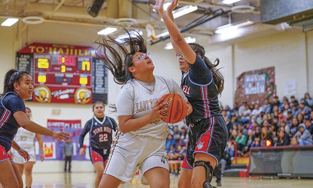 Up for grabs: To’hajiilee girls throws wrench into district race with 50-35 win over Pine Hill