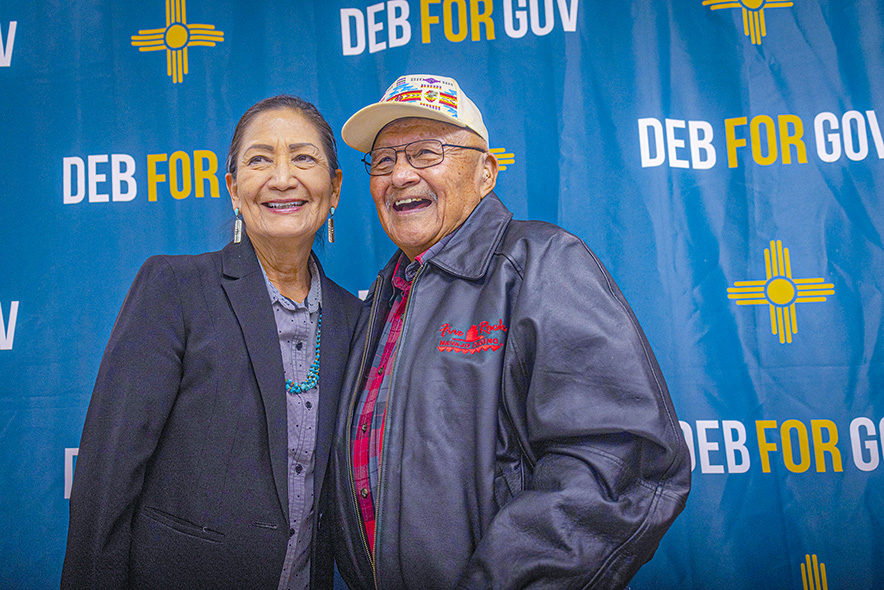 ‘Struggle makes you fierce’ Haaland vows to defend New Mexico communities, tribal sovereignty as governor