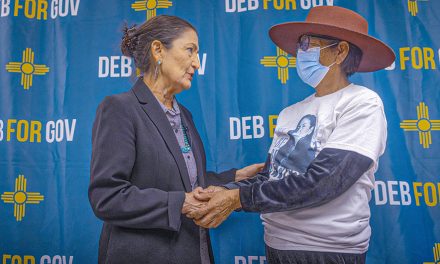 ‘Struggle makes you fierce’<br>Haaland vows to defend New Mexico communities, tribal sovereignty as governor