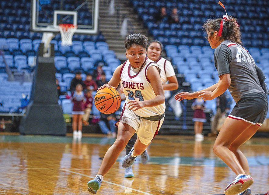 3A North Region Tournament Ganado Tuba girls advance into today’s semifinals