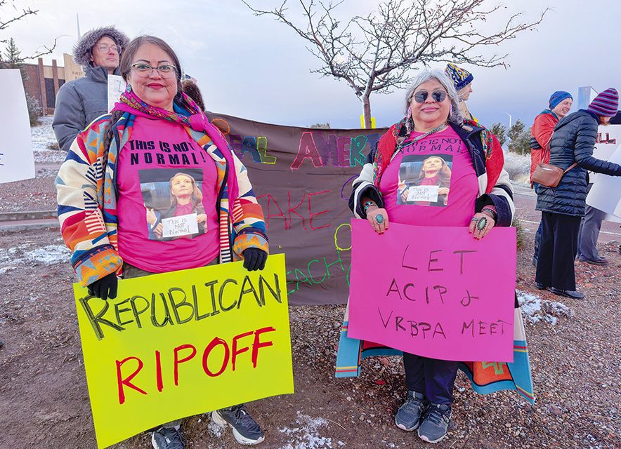 Science supporters rally in Gallup to protest Trump research cuts