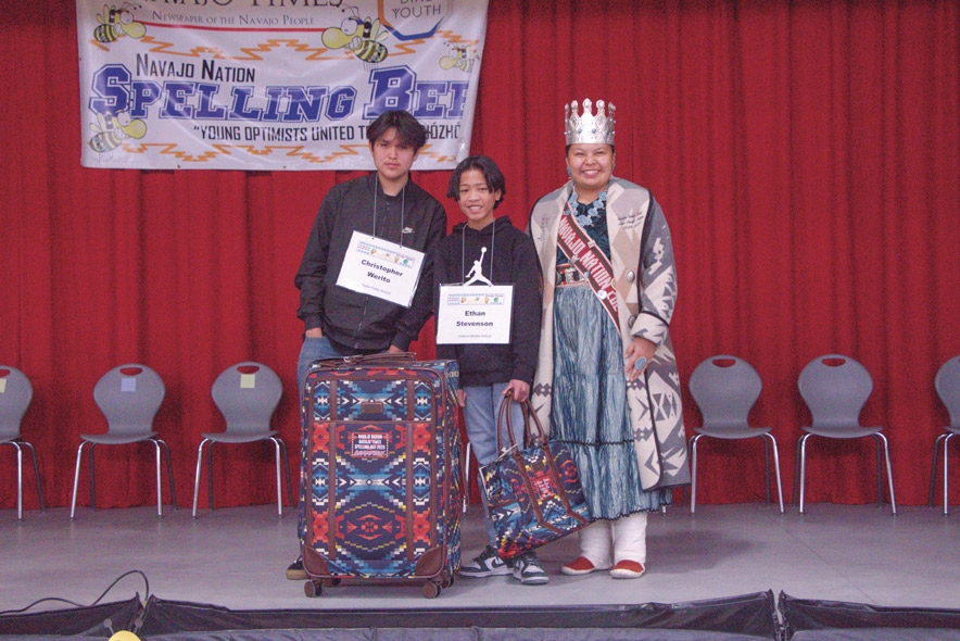 Navajo Times celebrates 20 years <br>as spelling bee partner, honors 2025 champion Christopher Werito