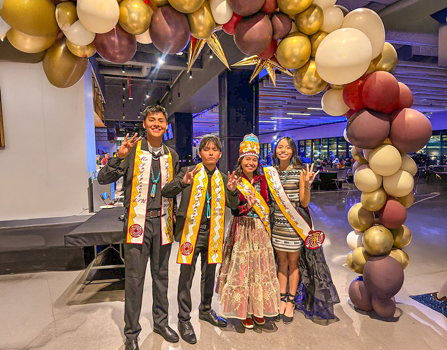 ASU crowns all-Diné court in<br>Indigenous royalty pageant