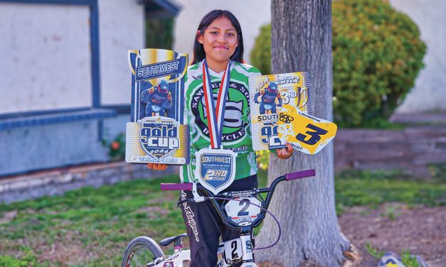 Memphis Benally proves her place in BMX racing