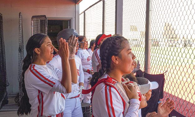 MV softball evens region record with 12-8 win over Chinle