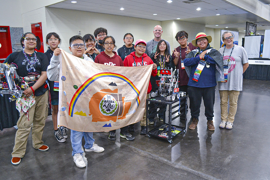 Diné youth shine at robotics championship