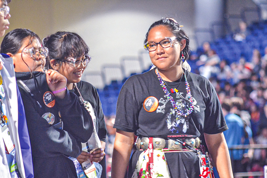 Diné youth shine at robotics championship