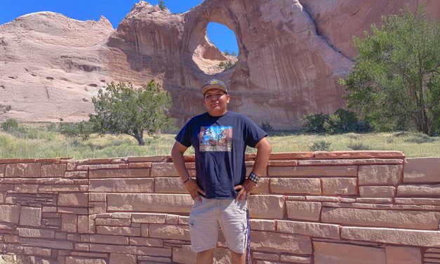Brushstrokes of resilience: One Diné artist’s gift to his hometown