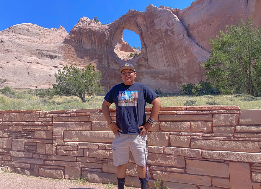 Brushstrokes of resilience: One Diné artist’s gift to his hometown