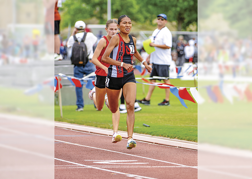 Grants distance runner delivers, sets new 800 state record