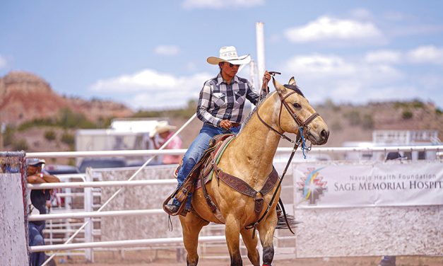 Diné breakaway roper Bailey Bates<br>part of the WPRA conversation