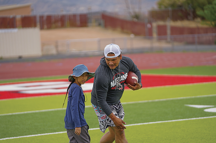 Learning from the best: Football for Life camp<br>inspires area youth
