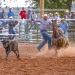 Mexican Springs cowboy wins 3 all-around<br>titles in single day