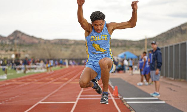 Dulce track star hopes to end prep career with a bang