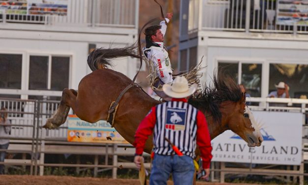 Home of the Navajo PRCA Rodeo: Louisiana cowboy leads bareback field