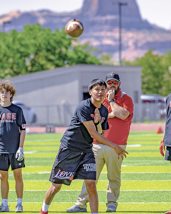 Summer football competition continues to heat up in Monument Valley