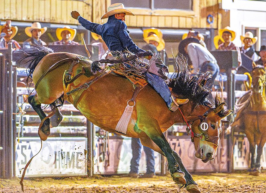 ‘Something to ride for’: Creighton Curley takes third at Navajo Nation prorodeo