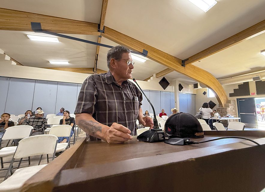 Former Speaker LoRenzo Bates, retired tribal employee urge action on infrastructure, budget transparency