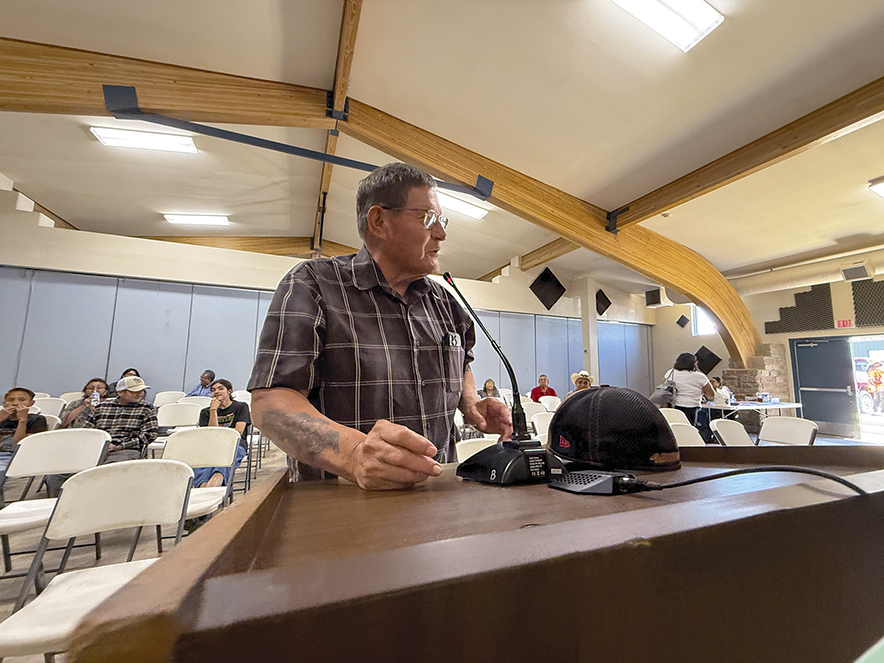 Former Speaker LoRenzo Bates, retired tribal employee urge action on infrastructure, budget transparency